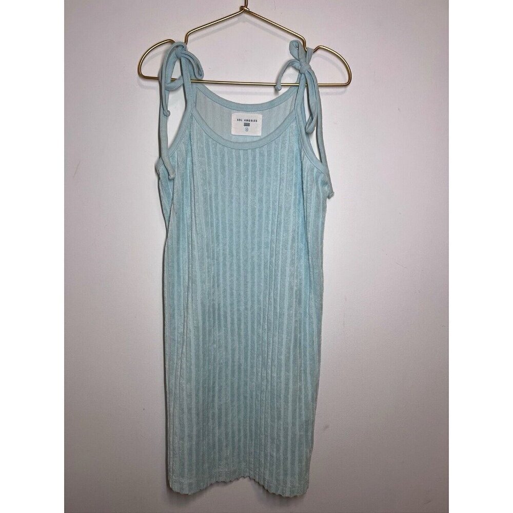 Sol Angeles Rivera Terry Dress Girls 10 Tie Sleeveless - Picture 2 of 8